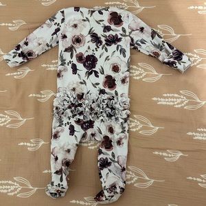 Caden Lane Ruffle Footies 0-3 months